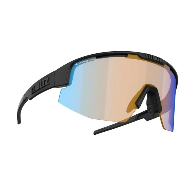Sports Sunglasses Bliz Matrix Nordic Light 2021 - Matt Neon Pink - Black Coral
