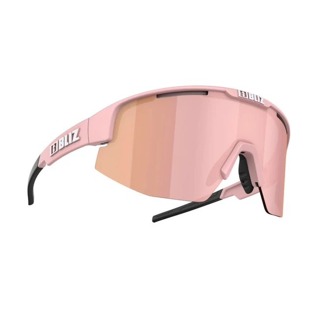 Sportowe okulary przeciwsłoneczne Bliz Matrix - Przezroczysty lodowy błękit - Matowy Pudrowy Różowy