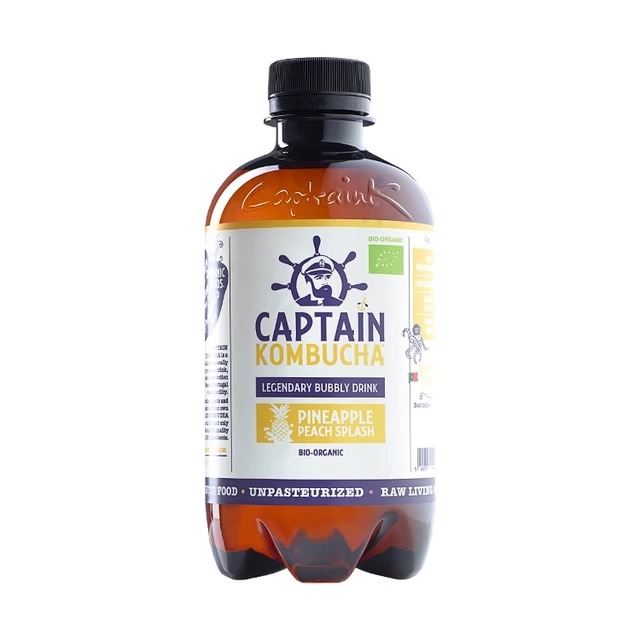 Probiotický drink Captain Kombucha 400 ml