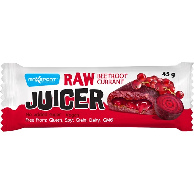 Raw tyčinka MAX SPORT Raw Juicer 45g