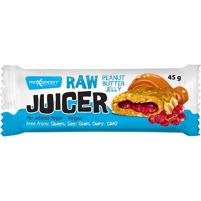 Raw tyčinka MAX SPORT Raw Juicer 45g