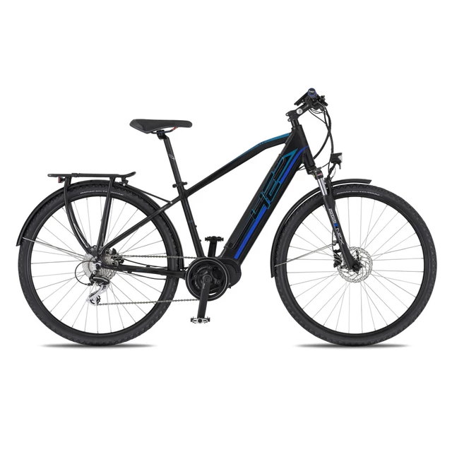 Trekking E-Bike 4EVER Mercury AC-Trek – 2020 - Black/Gold - Black/Blue