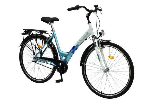 Mestský bicykel DHS Leisure 2856 - model 2012 - modro-biela