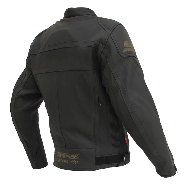 Herren Motorradjacke Spark Mike - mattschwarz