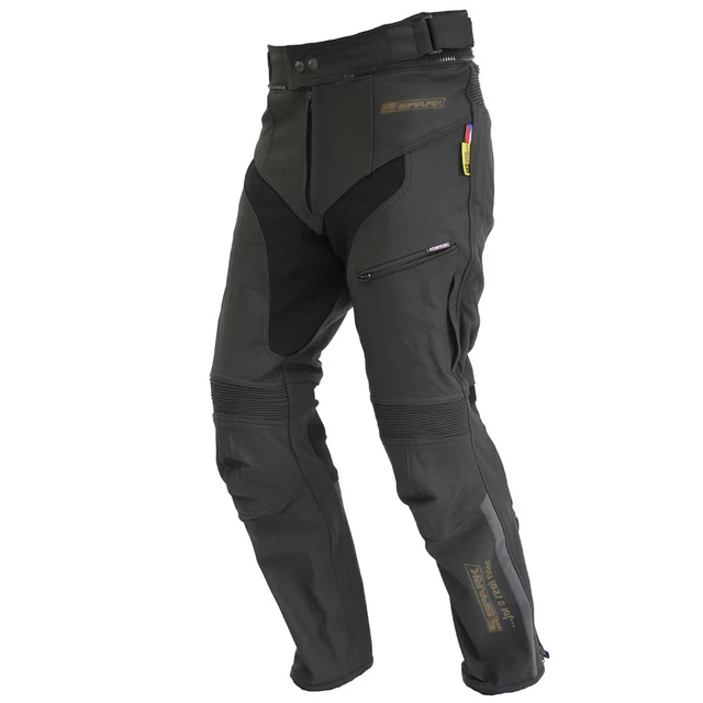 Herren Motorradhose Spark Mike - mattschwarz - mattschwarz