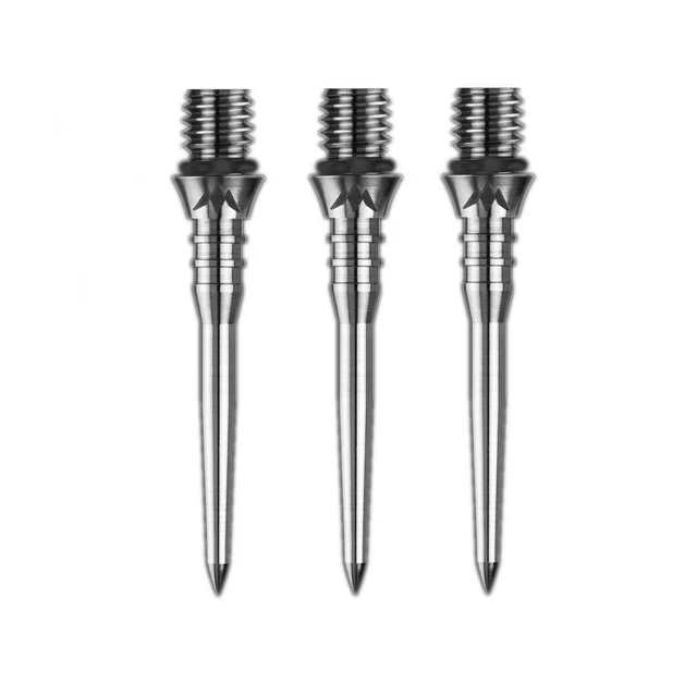 Dart Points Mission Titan Pro Ti Conversion Grooved Silver 26 mm – 3-Pack