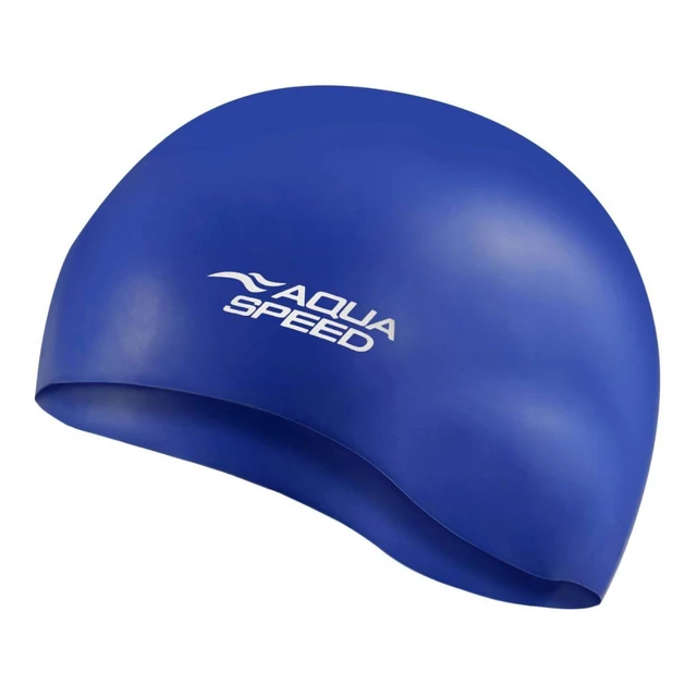 Swim Cap Aqua Speed Mono - Light Blue - Royal Blue