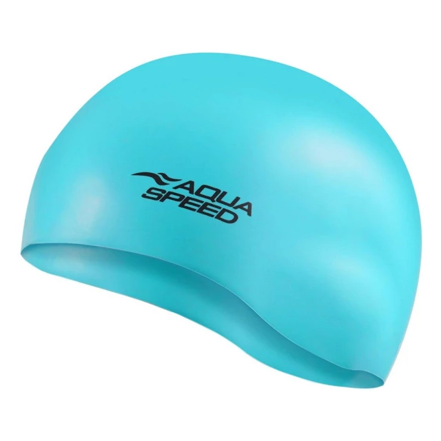 Swim Cap Aqua Speed Mono - Royal Blue - Light Blue