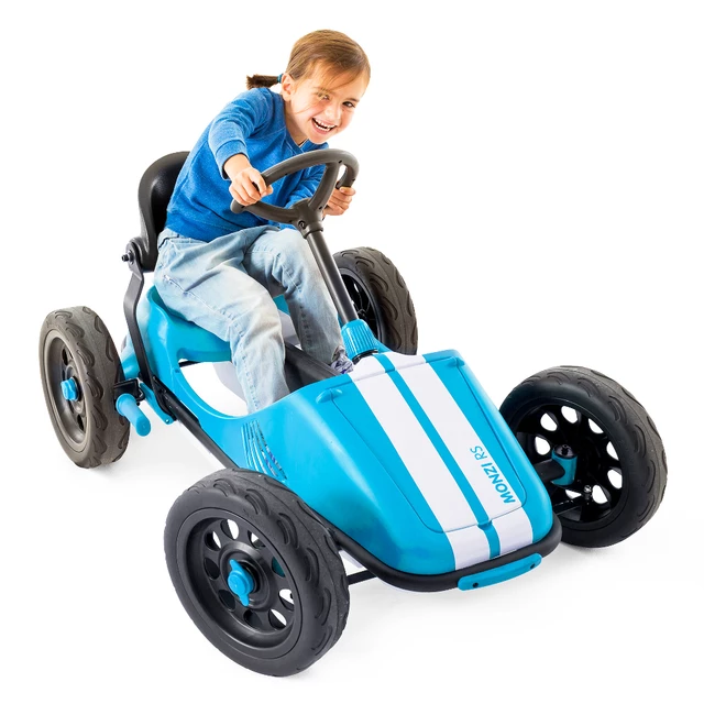 Šlapací autíčko pro děti Chillafish Monzi-RS - modrá