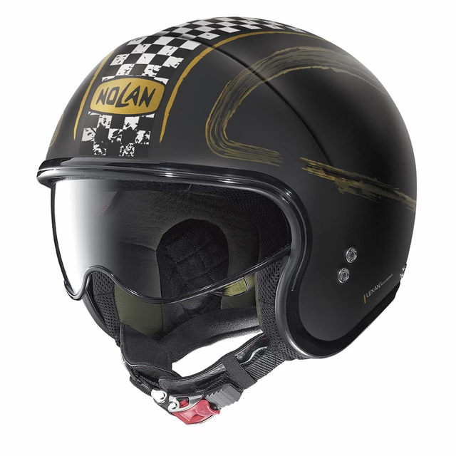 Motorcycle Helmet Nolan N21 Getaway - Flat Black-Gold - Flat Black-Gold