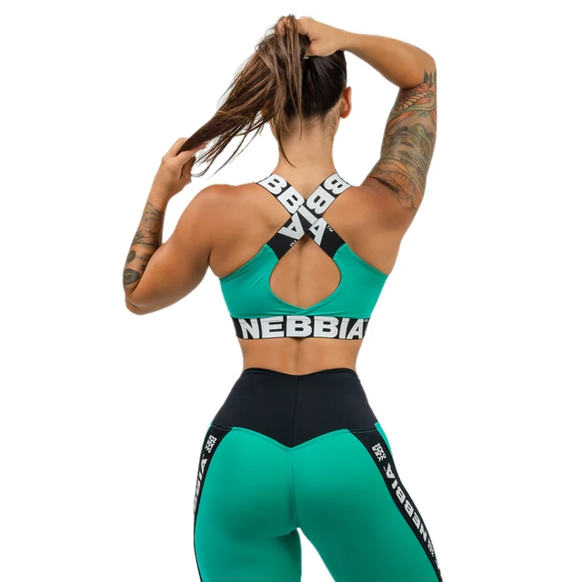 Medium Support Sports Bra Nebbia ICONIC 230 - Blue