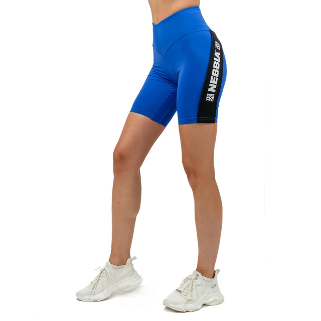 Fitness šortky Nebbia s vysokým pasem ICONIC 238 - Blue