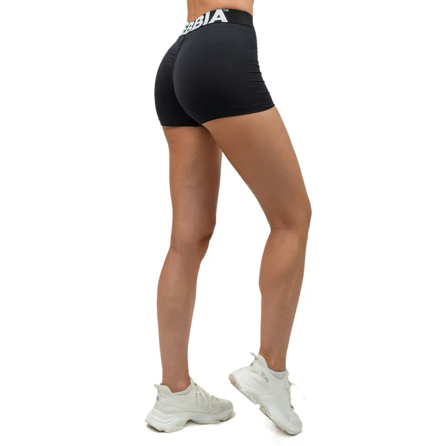 High-Waisted Workout Shorts Nebbia GLUTE PUMP 240 - Blue