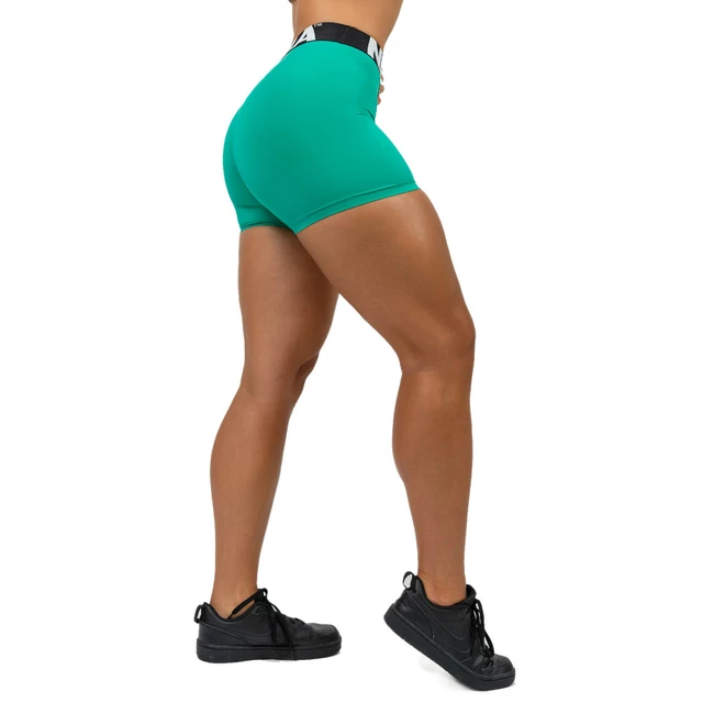 High-Waisted Workout Shorts Nebbia GLUTE PUMP 240 - Green - Green