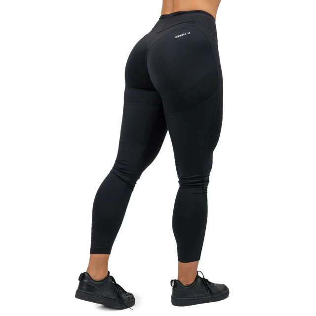 High-Waisted Slimming Leggings Nebbia GLUTE PUMP 247 - Black