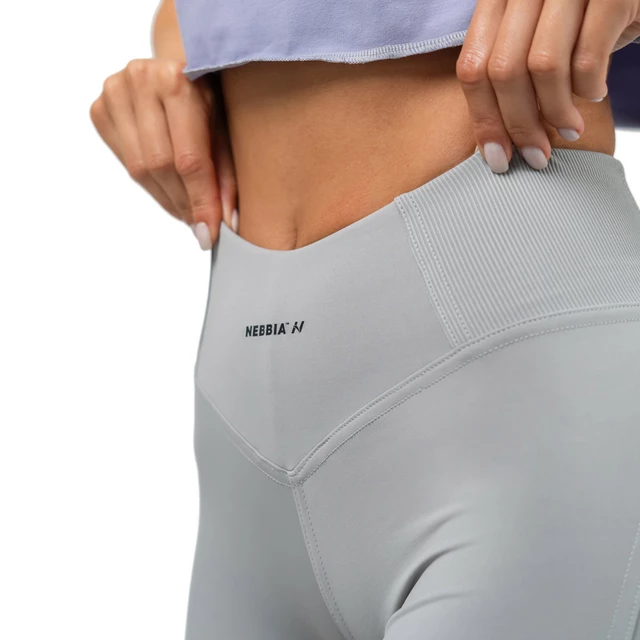 High-Waisted Slimming Leggings Nebbia GLUTE PUMP 247 - Light Purple