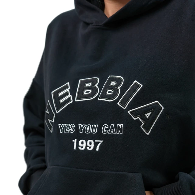 Oversized Hoodie Nebbia GYM RAT 256 - Blue