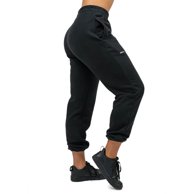 Luźne sportowe spodnie dresowe Nebbia GYM TIME 281 - Czarny