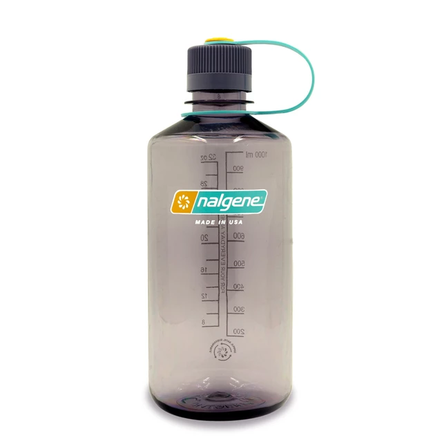 Outdoor Water Bottle NALGENE Narrow Mouth Sustain 1 L - Parrot Green - Aubergine