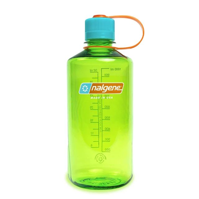 Outdoor Water Bottle NALGENE Narrow Mouth Sustain 1 L - Parrot Green - Pear