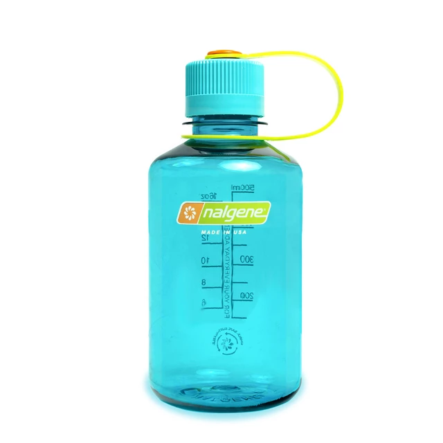 Outdoorová fľaša NALGENE Narrow Mouth Sustain 500 ml - Gray - Cerulean