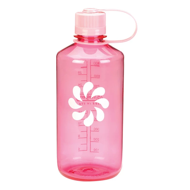 Outdoor Bottle NALGENE Narrow Mouth 1l - Grey 32 NM - Pink 32 NM