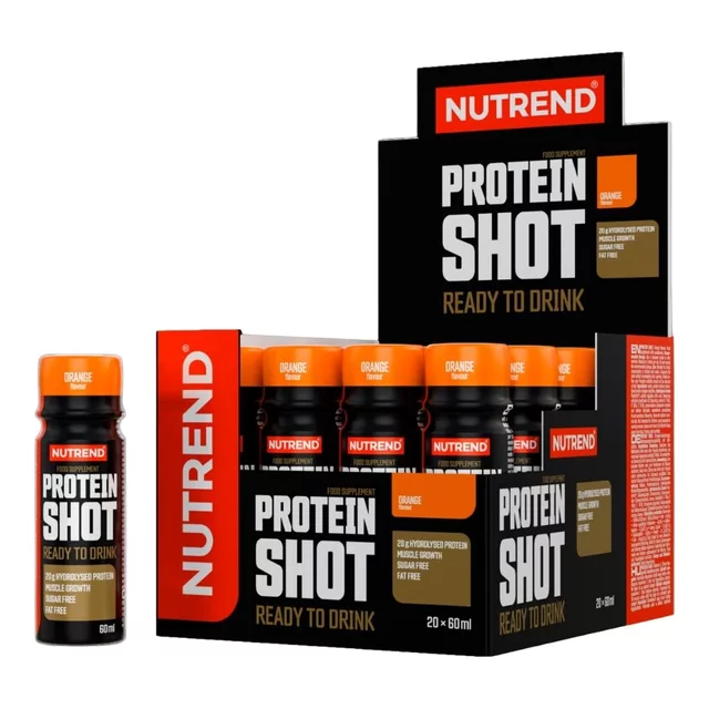Hydrolyzovaný protein v shotu Nutrend Protein Shot 20x60ml