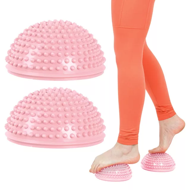 inSPORTline Fußmassagematte - rosa - hellrosa