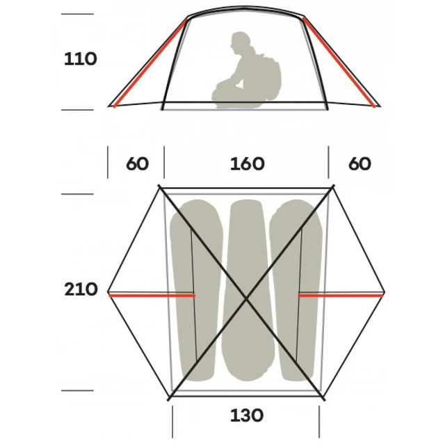 Namiot 3-osobowy FERRINO Nemesi 3 Pro