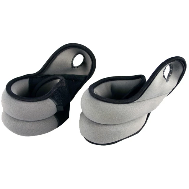 Neoprene Wrist Weights inSPORTline 2x1 kg - Black - Grey