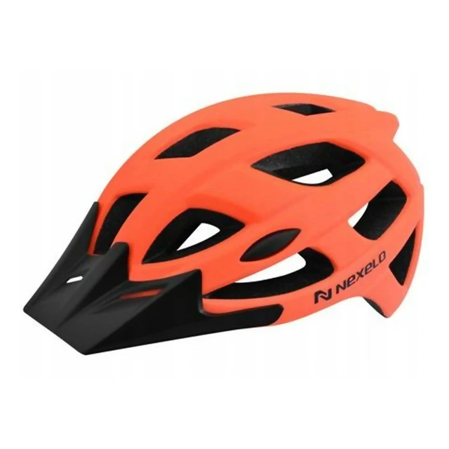 Cycling Helmet Nexelo City - Matte White - Orange-Black