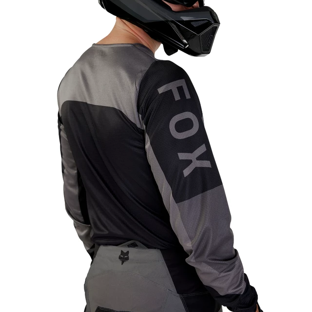 Motocross Jersey FOX 180 Nitro - Black/Grey