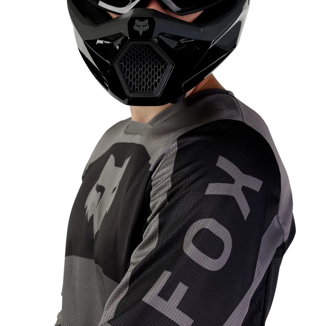 Motokrosový dres FOX 180 Nitro Jersey - Black/Grey