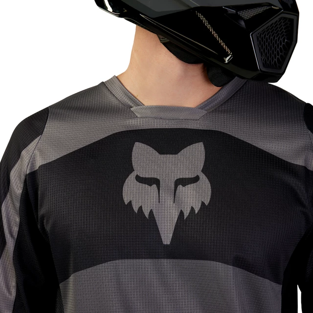 Motocross Jersey FOX 180 Nitro - Black/Grey