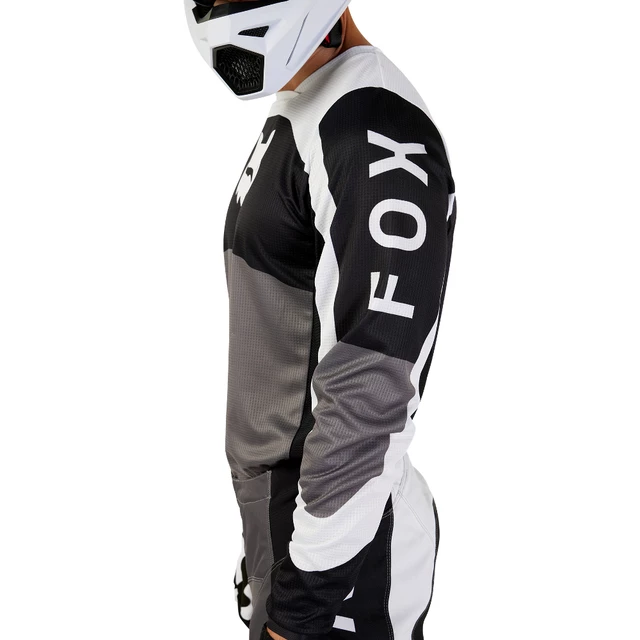 Motocross Jersey FOX 180 Nitro - Black/Grey