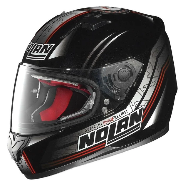 Motoros bukósisak Nolan N64 Moto GP Metal Black - M(57-58)