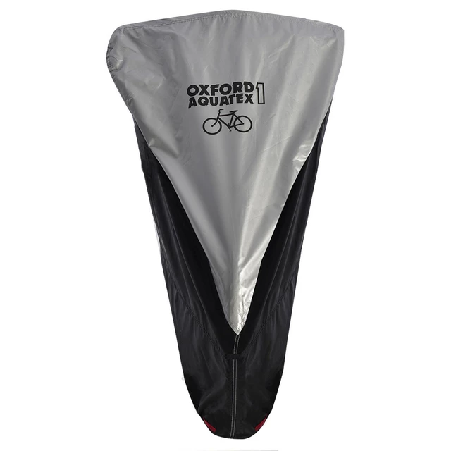 Single Bicycle Cover Oxford Aquatex (Black/Silver)