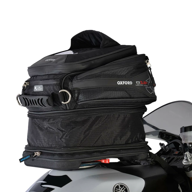 Tankbag na motocykel Oxford Q15R 15 l čierny