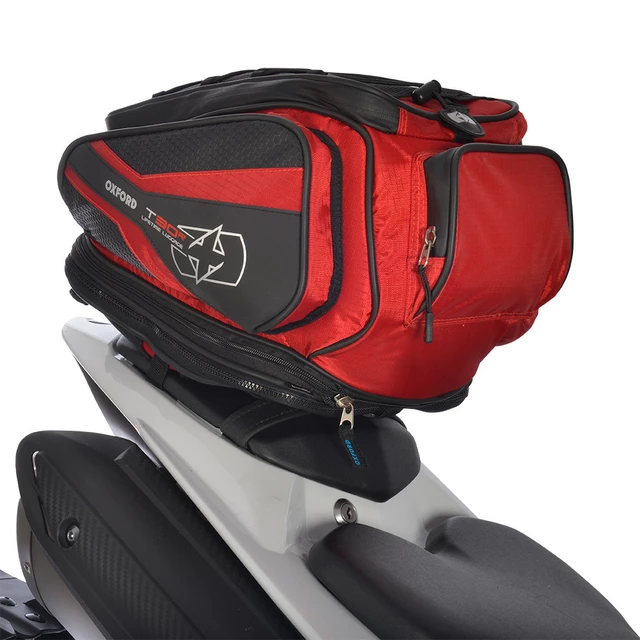 Tank Bag/Tail Pack Oxford T30R Time Tank ‘n’ Tailer 30 L Black/Red