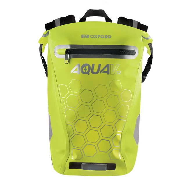 Vodotesný batoh Oxford Aqua V12 Backpack 12l - oranžová - fluo žltá