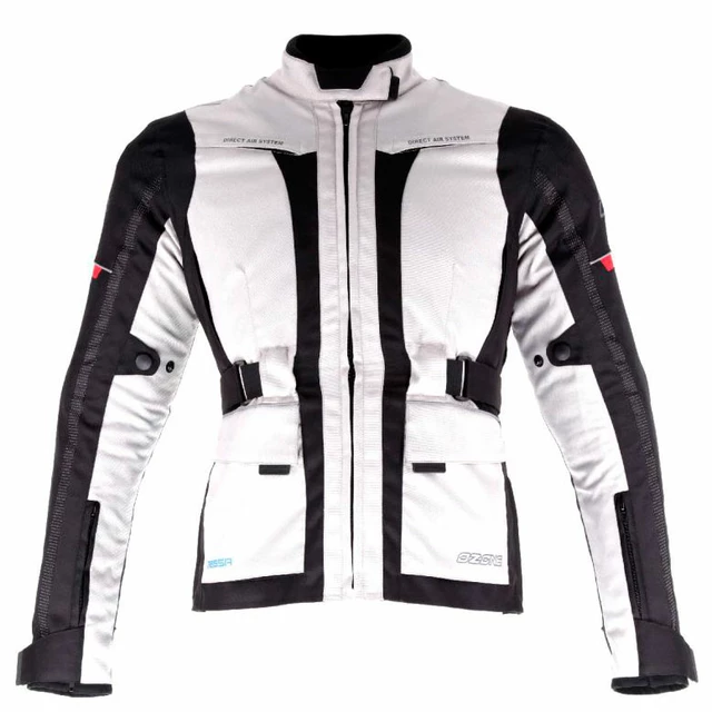 Women's Moto Jacket Ozone Madame - Grey-Black - Grey-Black