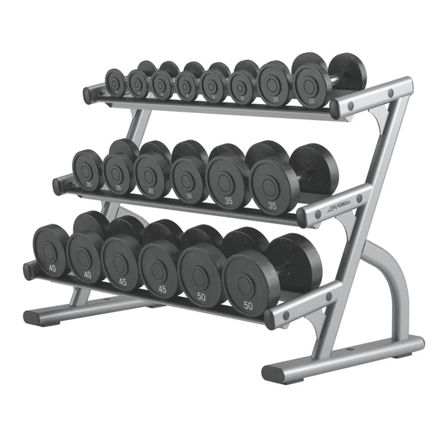 Stojan na činky Life Fitness Optima 3-Tier Dumbbell Rack