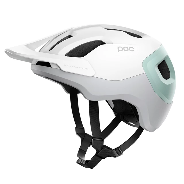 Cyklo prilba POC Axion SPIN - Hydrogen White/Apophyllite Green