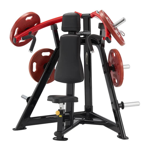 Shoulder Press Machine Steelflex PlateLoad Line PLSP - Grey - Black-Red