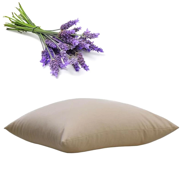 Buckwheat Pillow ZAFU 40x40cm with lavender