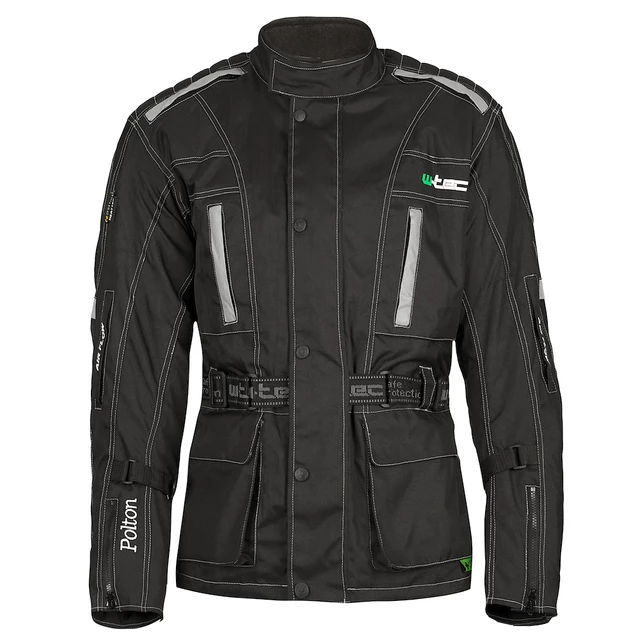 W -TEC POLTON TWG-00122 Motorradjacke - schwarz-grau - schwarz-grau