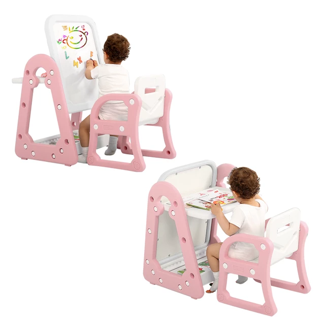 Drawing Board w/ Chair inSPORTline Gacino - Pink