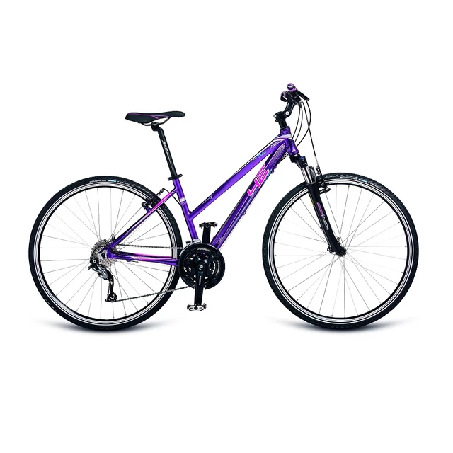 Women’s Cross Bike 4EVER Pulse 28” – 2018 - Matte Purple - Matte Purple