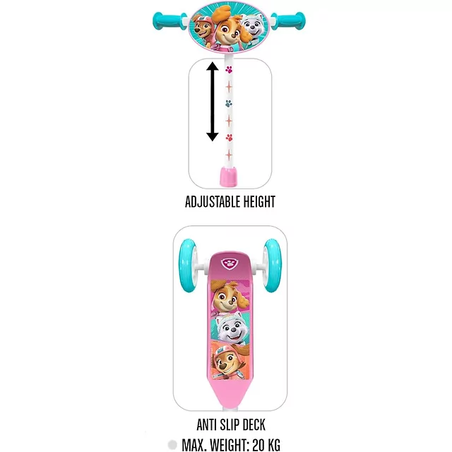 Dětská trojkoloběžka Paw Patrol Girl