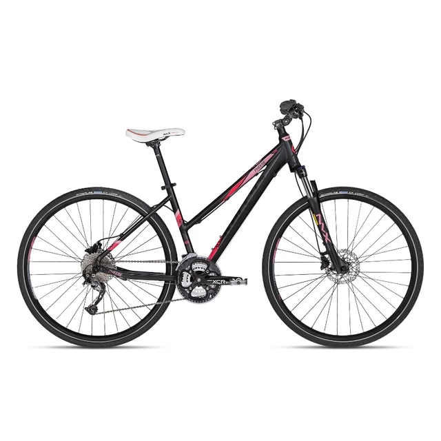 KELLYS PHEEBE 30 28'' - Damen-Cross-Fahrrad - Modell 2018 - Weiss - Dark Pink